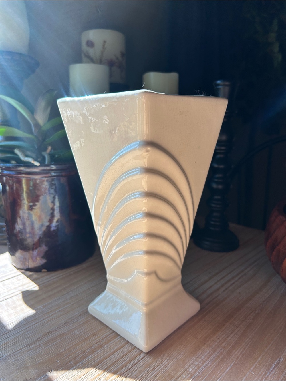 McCoy Art Deco Pottery Vase